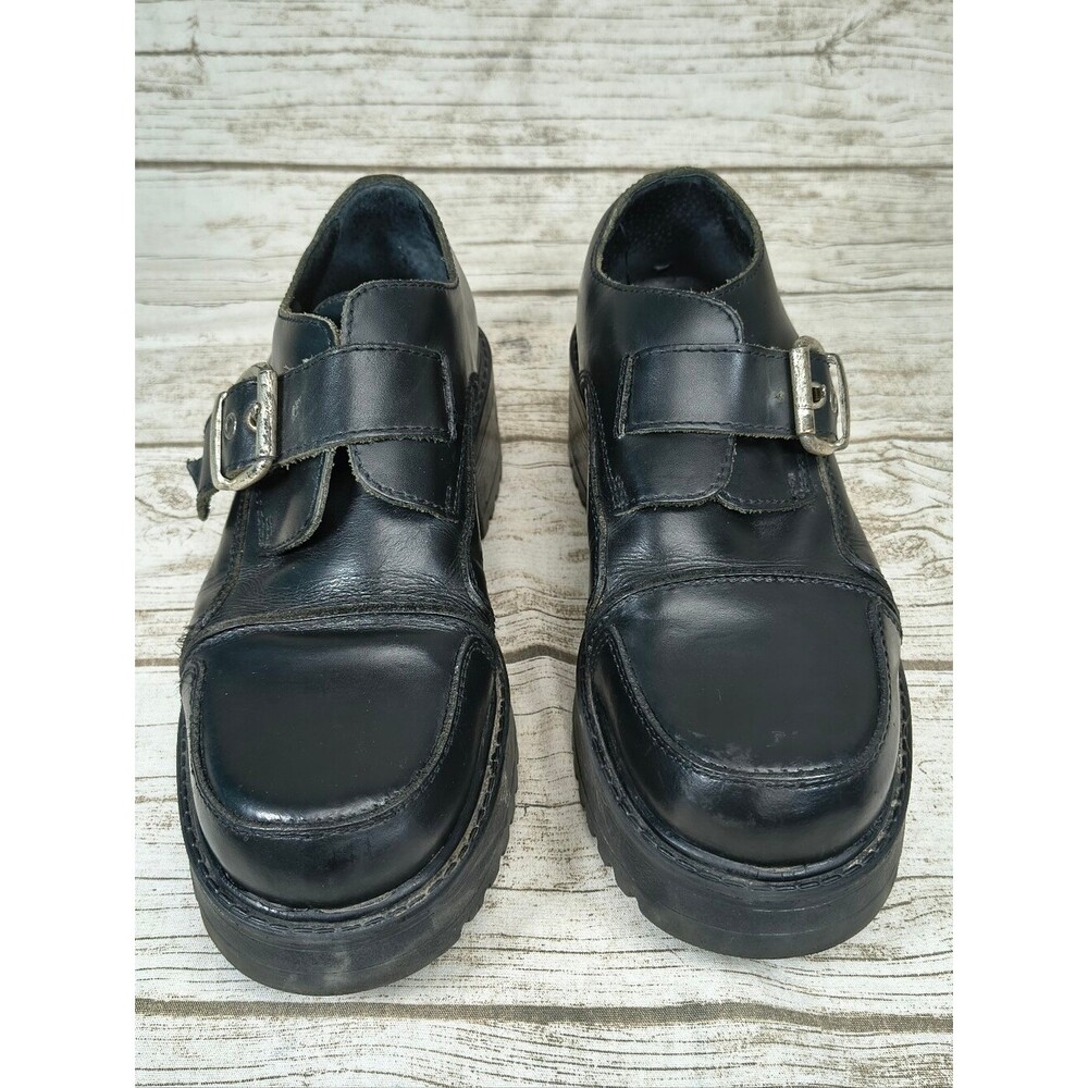 Vintage Stone Ridge X Newridge Platform Buckle Shoes Size 43